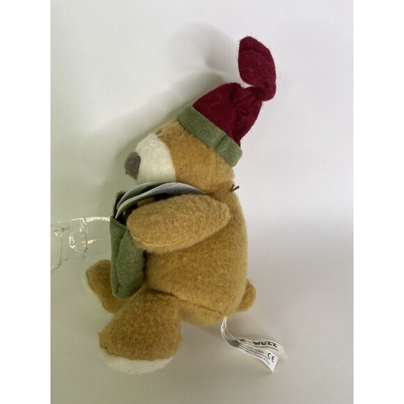 Earthmates Fuzz That Wuzz Christmas Bear Recycled Plush Stuffed Animal Toy - Picture 4 of 8